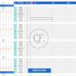 Social Media Content Calendar | Instagram Stories & Posts, Facebook, LinkedIn