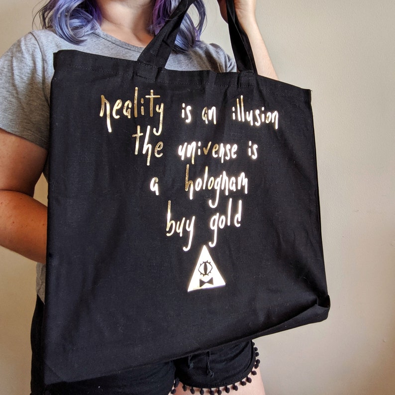 Bill Cipher Gravity Falls Buy Gold Tote Canvas Tote
