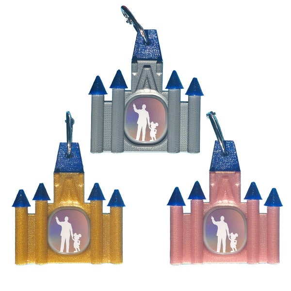 Castle Magic Band Buddy - Disney MagicBand Plus / 2.0 Puck Holder Icon Keeper