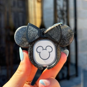 Beautiful Black Ears Magic Band Buddy - Disney MagicBand+ Plus Puck Holder Icon Keeper