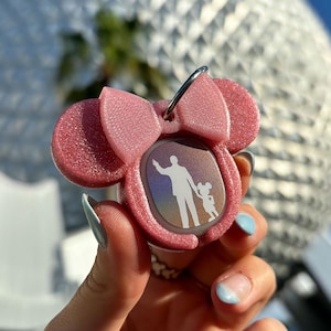 Perfectly Pink Ears Magic Band Buddy - Disney MagicBand+ Plus Puck Holder Icon Keeper