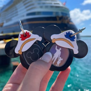Schiff Kapitän Magic Band Buddy Plus - Disney MagicBand+ Plus Puck Halter Icon kei