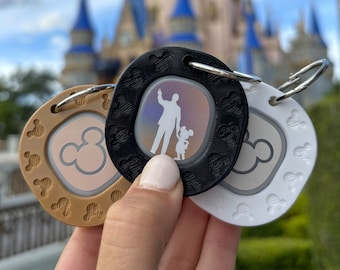Hidden Mouse Minimal Magic Band Buddy Plus - Disney MagicBand+ Plus Puck Holder Icon Keeper