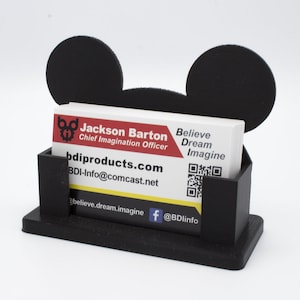 BizEarNess Visitenkartenhalter - Micky Maus inspirierte Dekoration