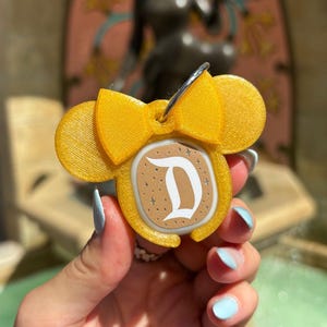 Glitter Gold Ears Magic Band Buddy - Disney MagicBand+ Plus Puck Holder Icon Keeper