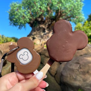 Premium Ice Cream Mouse Bar Magic Band Buddy - Disney MagicBand+ Plus Puck Holder Icon Keeper