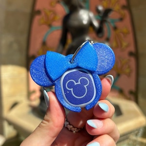 Blissful Blue Ears Magic Band Buddy - Disney MagicBand+ Plus Puckhalter Icon keeper