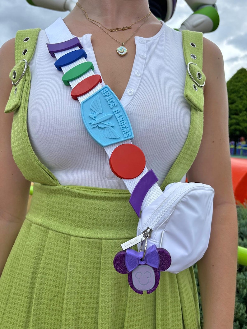 Minnie Space Ranger Space Ranger Belt and Bag Charm Set - Etsy