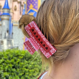 Do As Dreamers Do Red Christmas Sweater Claw Clip