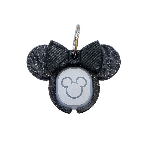 Beautiful Black Ears Magic Band Buddy - Disney MagicBand Plus / 2.0 Puck Holder Icon Keeper