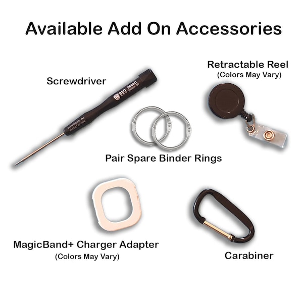 Add On Accessories for Magic Band Buddy - Disney MagicBand Plus / 2.0 Puck Holder Icon Keeper