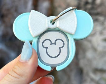 Soporte para MagicBand Arendelle Aqua Ears - Soporte para discos de Disney MagicBand+ Plus Icon Keeper