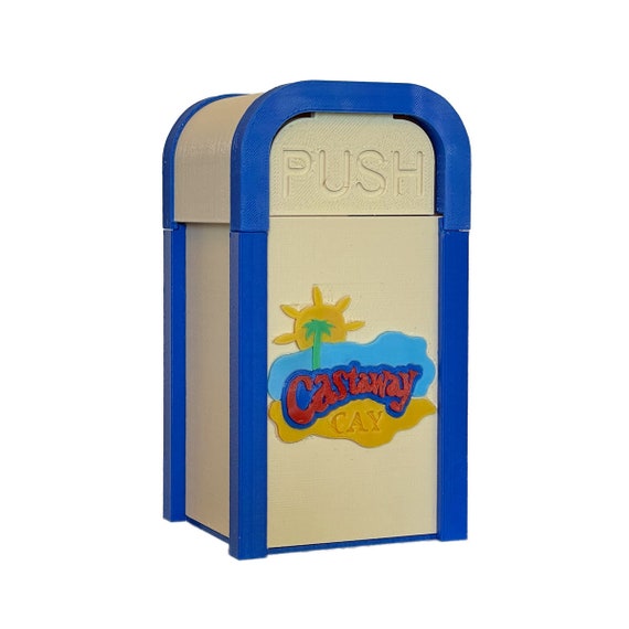 Castaway Cay Desktop Trash Can 