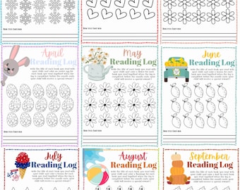 Monthly Reading Logs