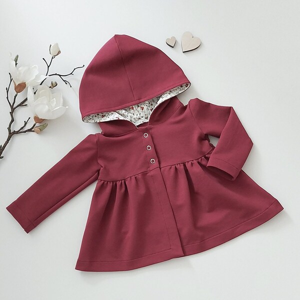 Cardigan Baby/Kind Jäckchen Kapuzenjacke Babyjacke