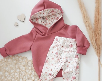 Set aus Hoodie und Leggings Baby/Kind Sweater Sweatshirt Pulli mit Kapuze