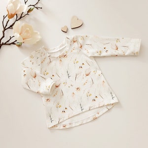 Shirt baby/child "Fairy Flowers" long-sleeved shirt baby shirt children's shirt girls' shirt