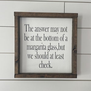 Kitchen sign, Kitchen decor, Funny kitchen signs, bar sign, man cave, man cave sign, happy hour sign, happy hour, margarita sign, margarita