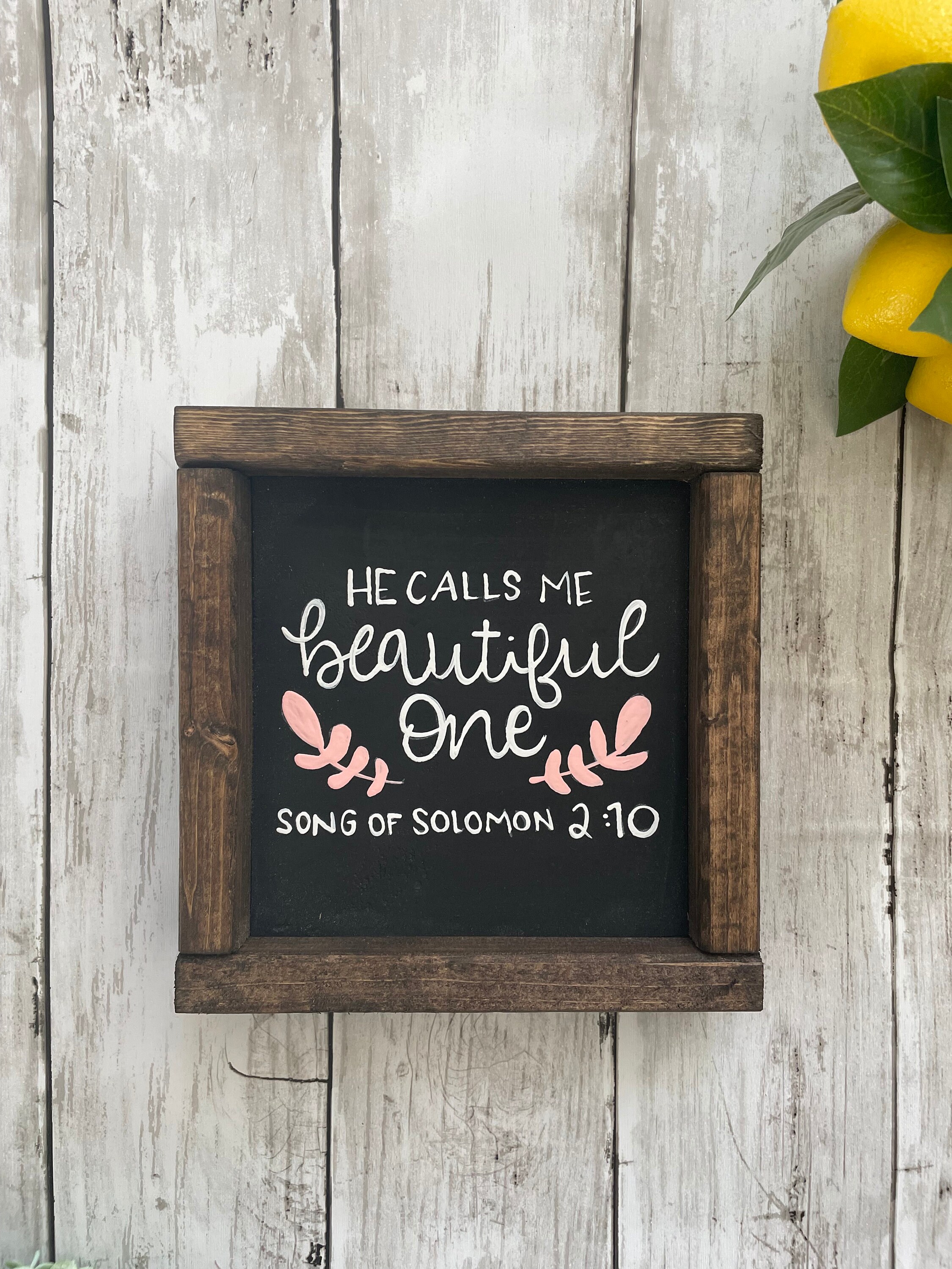 He Calls Me Beautiful One, Song of Solomon 2:10, Scripture Baby Girl ...