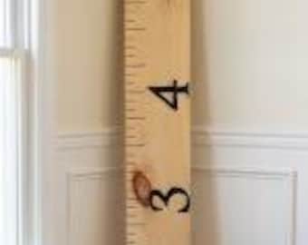 Huge Measuring Growth Chart, Family Growth Chart, Giant Ruler, Baby Room, Baby Decor, Growth chart ruler, Baby Shower Gift, Milestone Board