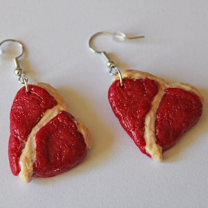 T-Bone Steak Earrings | Artisan Miniature Meat Jewelry | BBQ Foodie Gift
