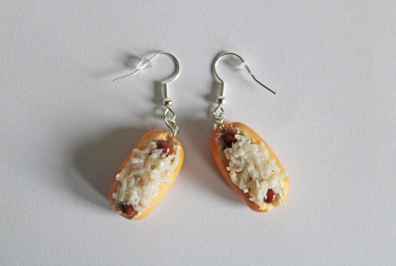 Hotdog Earrings Polymer Clay Earrings Food Earrings Hotdog Etsy