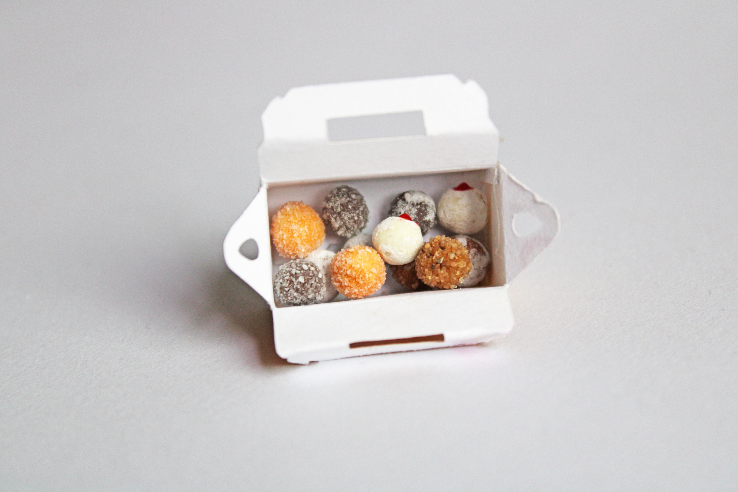 Miniature TimBits Box and 12 TimBits 16 Scale Polymer Clay Etsy