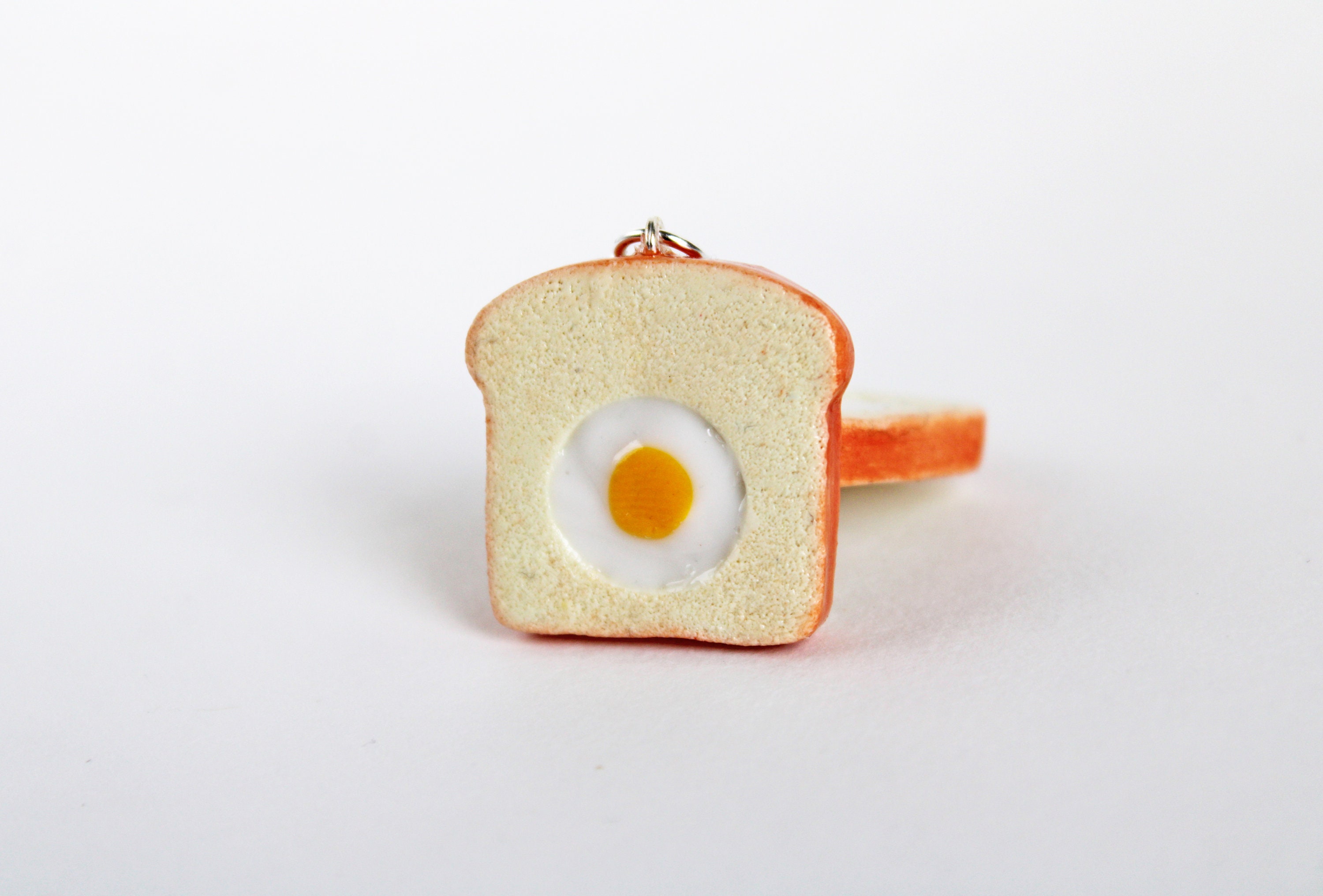 Small Egg Earrings, Small Fried Egg Earrings, Fried Egg