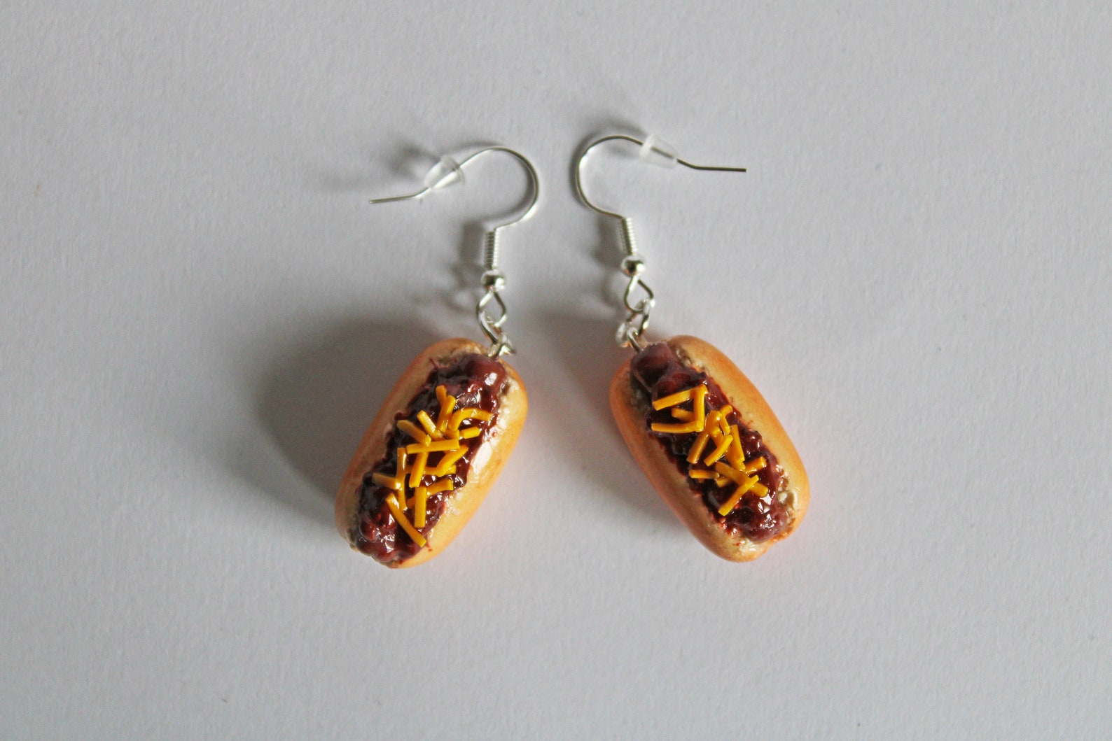 Hotdog Earrings Polymer Clay Earrings Food Earrings Hotdog Etsy