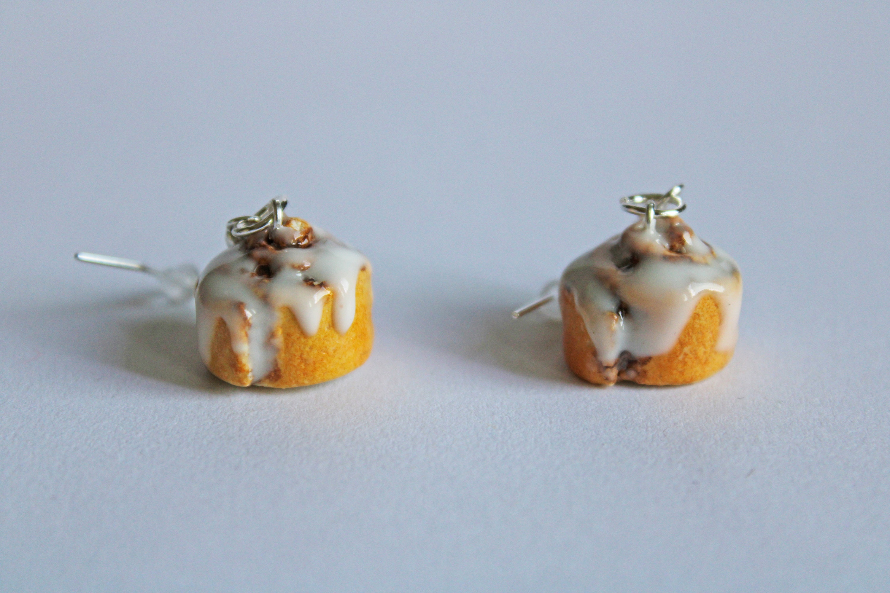 Cinnamon Roll Earrings Cinnamon Bun Earrings Polymer Clay Etsy