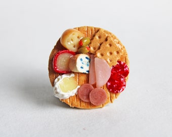 Charcuterie Board Magnet, Polymer Clay Magnet, Food Magnets, Kitchen Magnet, Whiteboard Magnet, Cheese Magnet, Fridge Magnet, Food Magnet