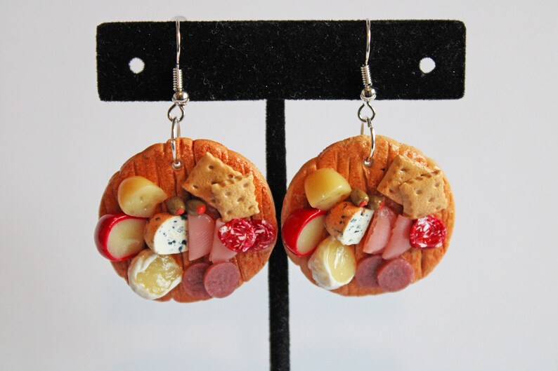 Charcuterie Board Earrings Polymer Clay Earrings Food Etsy Canada