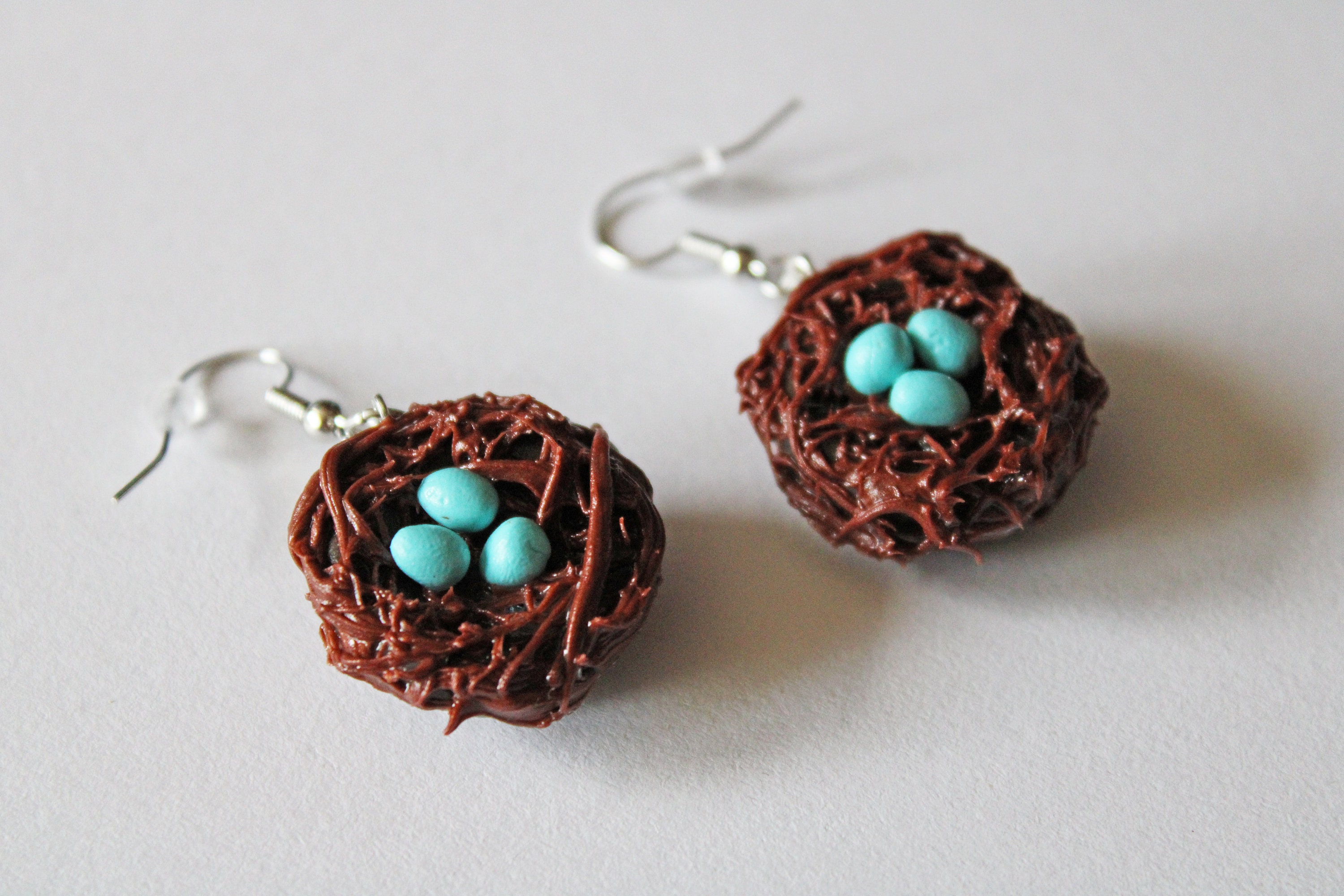 Robin Egg Nest Earrings Polymer Clay Earrings Polymer Clay - Etsy Singapore Robin Egg Nest Earrings Polymer Clay Earrings Polymer Clay - Etsy Singapore