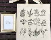 HerbalPrint Canvas Totebag
