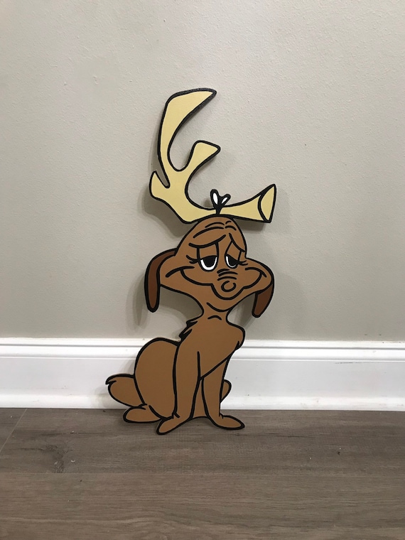 Max The Dog Yard Sign / Christmas Decorations / Whoville Yard Etsy