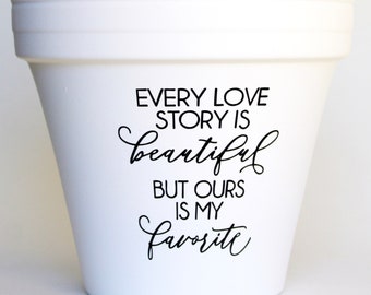 Every Love Story is Beautiful But Ours is My Favorite | Anniversary Gift | Anniversary Gift for Wife | Gift for Husband