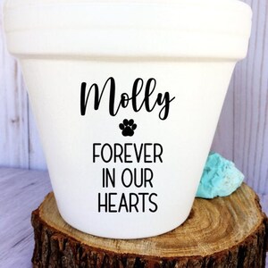 pet memorial gift, dog memorial gift, dog memorial, forever in our hearts