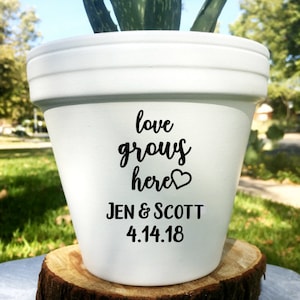 Love Grows Here | Newly Engaged | Couples Gift | Personalized Wedding Gift for Couple | Unity Ceremony | Christmas Gift for Couple