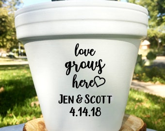 Love Grows Here | Newly Engaged | Couples Gift | Personalized Wedding Gift for Couple | Unity Ceremony | Christmas Gift for Couple