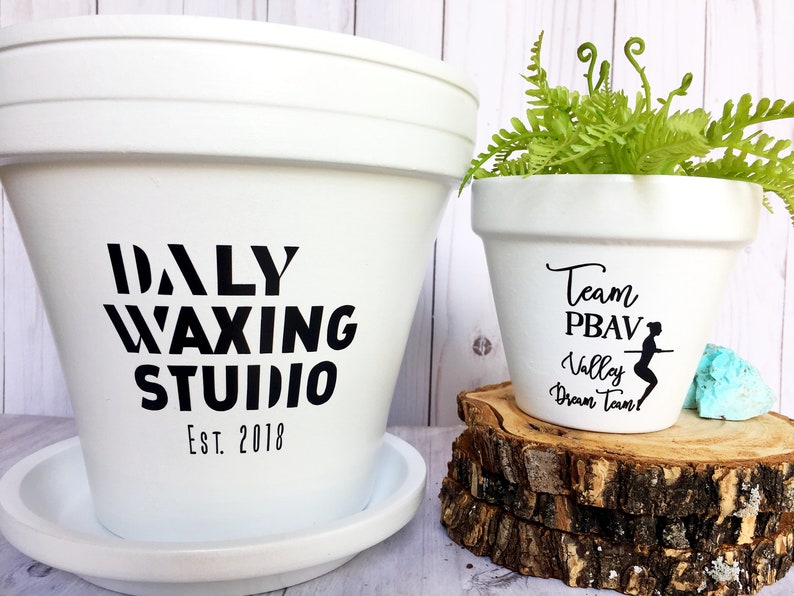 6 Custom Pot Custom Planter Pot Custom Flower Pot Etsy