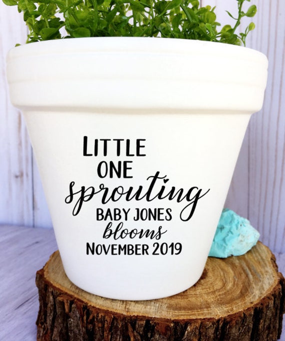 Little One Sprouting, Pregnancy Announcement, Baby Announcement