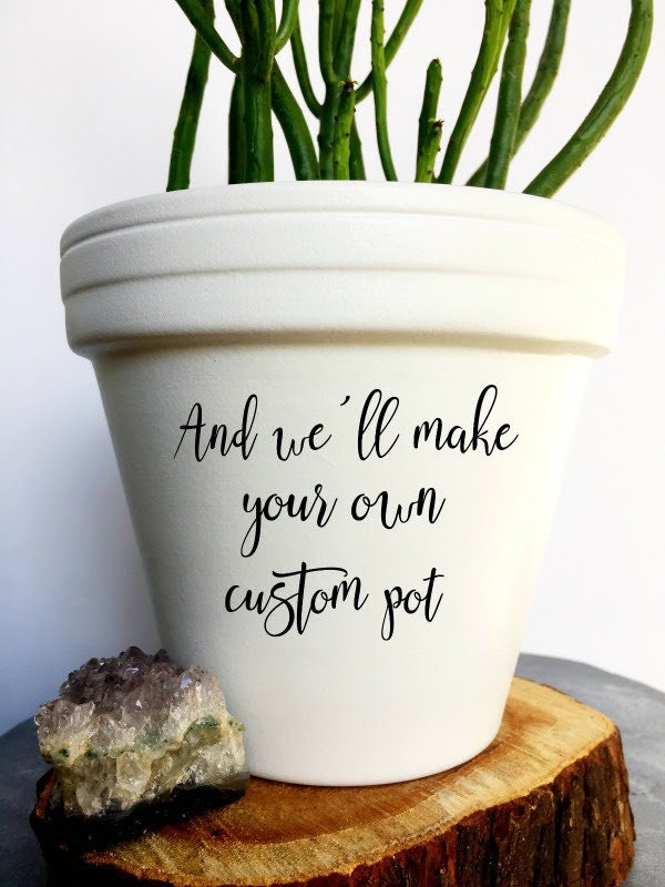 8 Custom Pot plant pot planter pot planter Etsy