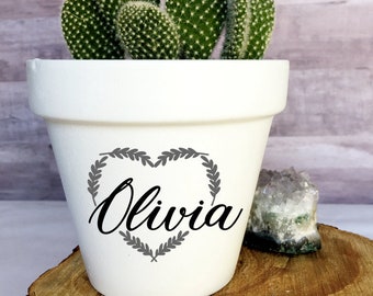 Name Pot, personalized pot, personalized planter, baby shower gift, new baby gift, custom baby name gift, custom pot, custom planter