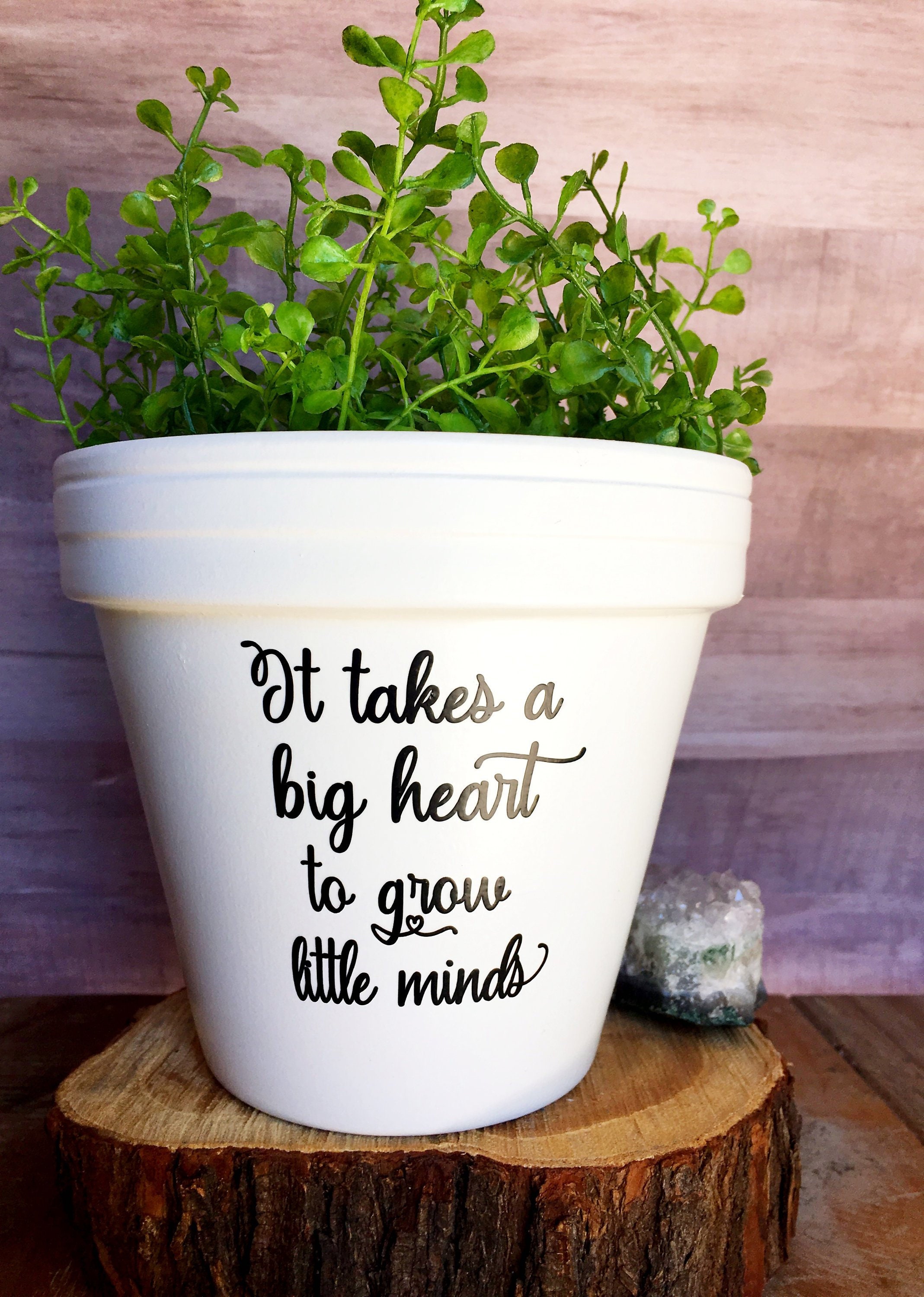 It Takes a Big Heart to Grow Little Minds - Teacher Gift - Gift