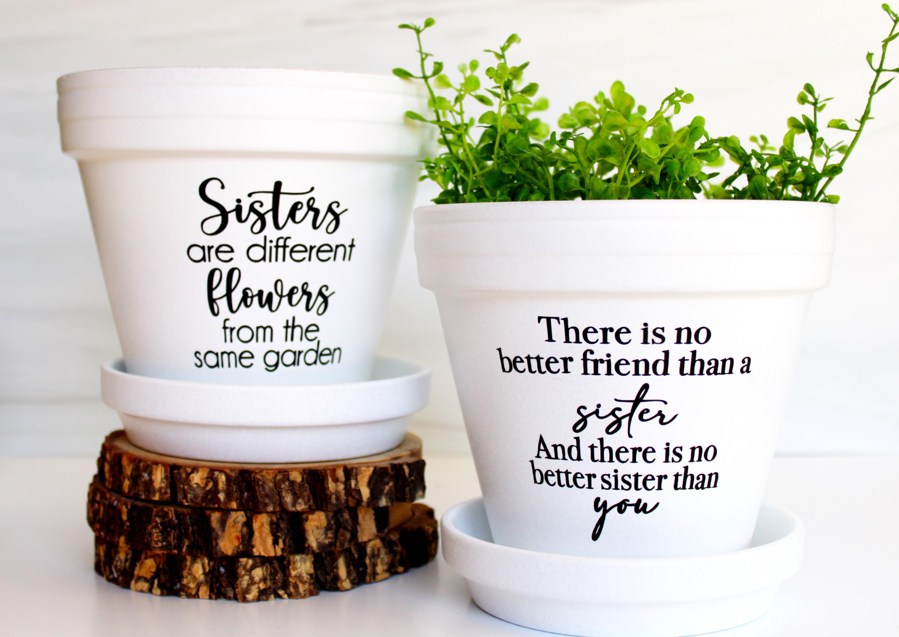 Sisters Are Different Flowers From the Same Garden | Sister Gift | Gift ...