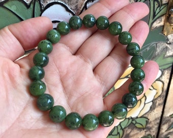 Natural Green Nephrite Jade Carved Five Poisonous Creatures Bracelet Natural Green Nephrite Jade Carved Five Poisonous Creatures Bracelet