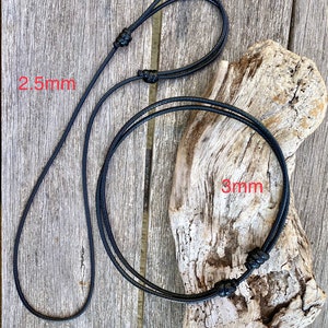 3mm Braided Leather Necklace, Braided Bolo Leather Cord With 5mm