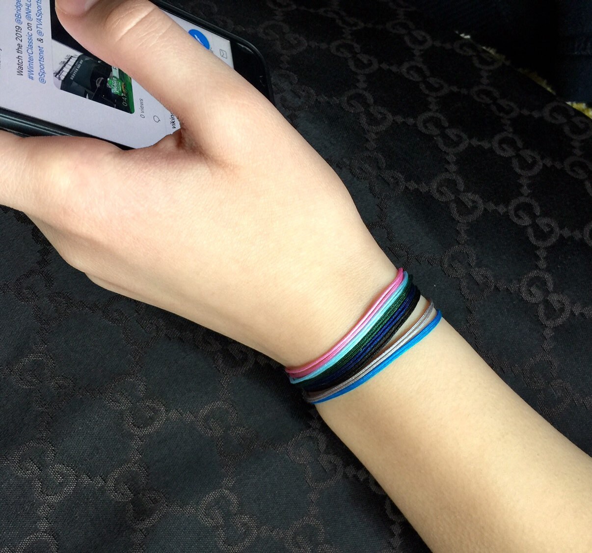 iMoshion Coque avec dragonne + ﻿bracelet - Perles pour Samsung Galaxy S20 FE  - Transparent