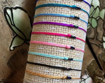 Waterproof Bracelet, Mens String Bracelet, Friendship Bracelet, Surfer Bracelet, Reminder Bracelet, Family Bracelet, Womens Anklet.