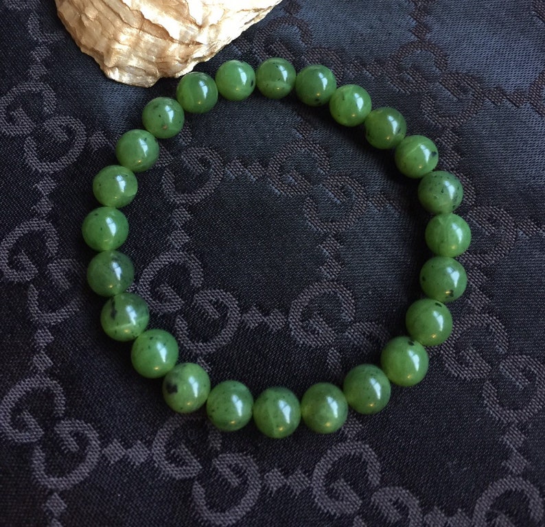 Jade Bracelet Men Canadian Jade Bracelet 100% Authentic | Etsy